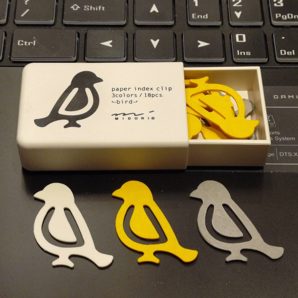 Bird Shaped Paper Clips - 3/$25